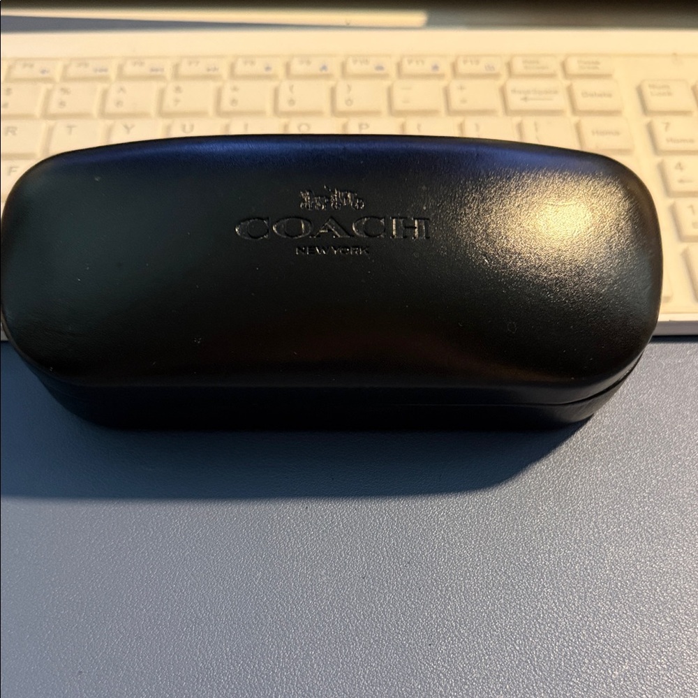 Coach Sleek Black Eyewear Case